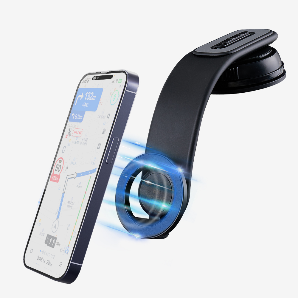 멜리언스 맥세이프 차량용 거치대 360도 회전 핸드폰 휴대폰 거치대 제품 이미지