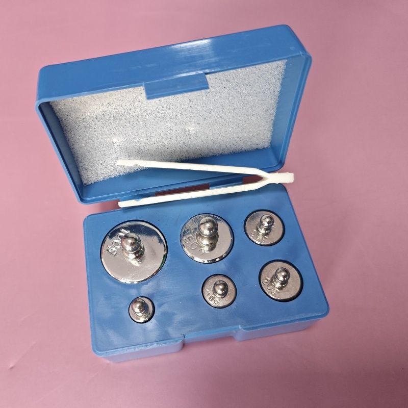 분동 세트 무게추 고정밀 저울추 실험실 중량 보정추 100g (5g-50g) 세트 - 상세 이미지 5