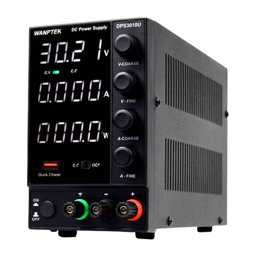 전원 공급기 DC 전압 조정기 휴대폰 노트북 수리 고속충전 30V10A 화이트 - 상품 이미지
