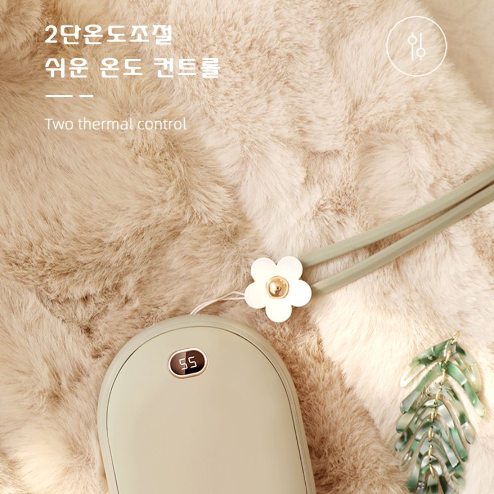 전자핫팩 충전용핫팩 충전식손난로 보조배터리 - 상세 이미지 4
