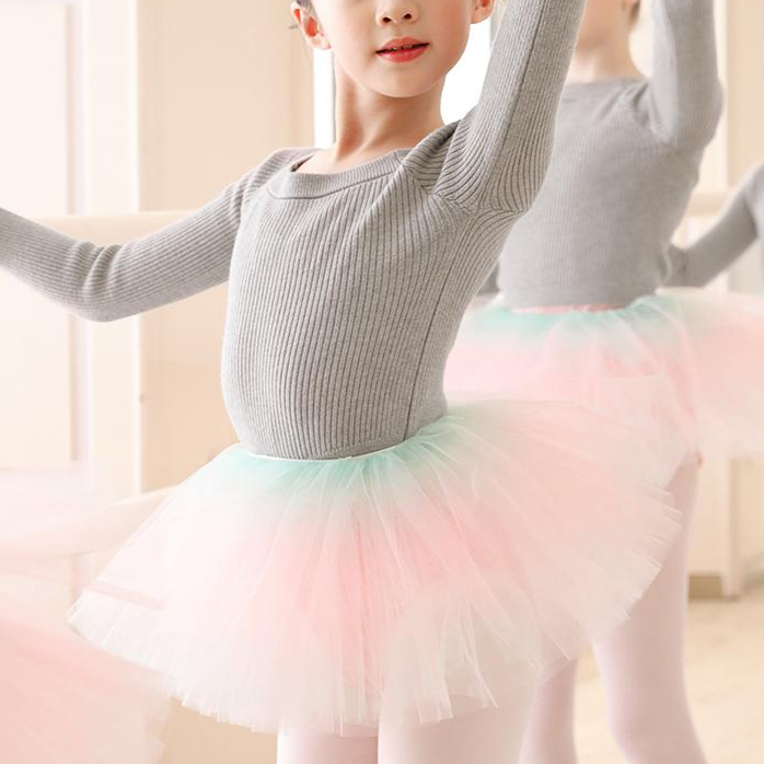 여아 무용 연습복 상의 아동용 발레 스커트 겨울용 어린이 외투 - 메인 이미지