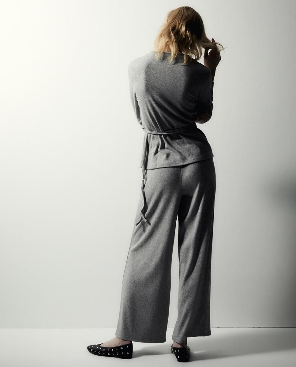 스페라 소프트 와이드 밴딩 팬츠 56262006143 GRIS CLARO - 상세 이미지 4
