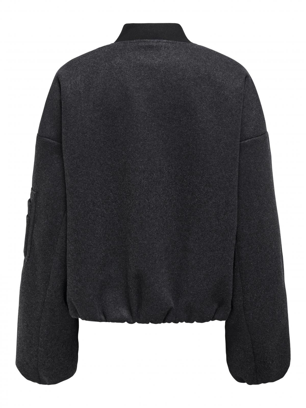 온리 베이직 블랙 테크니컬 집업 재킷 15334345_2383 GREY / DARK GREY MELANGE - 상세 이미지 4