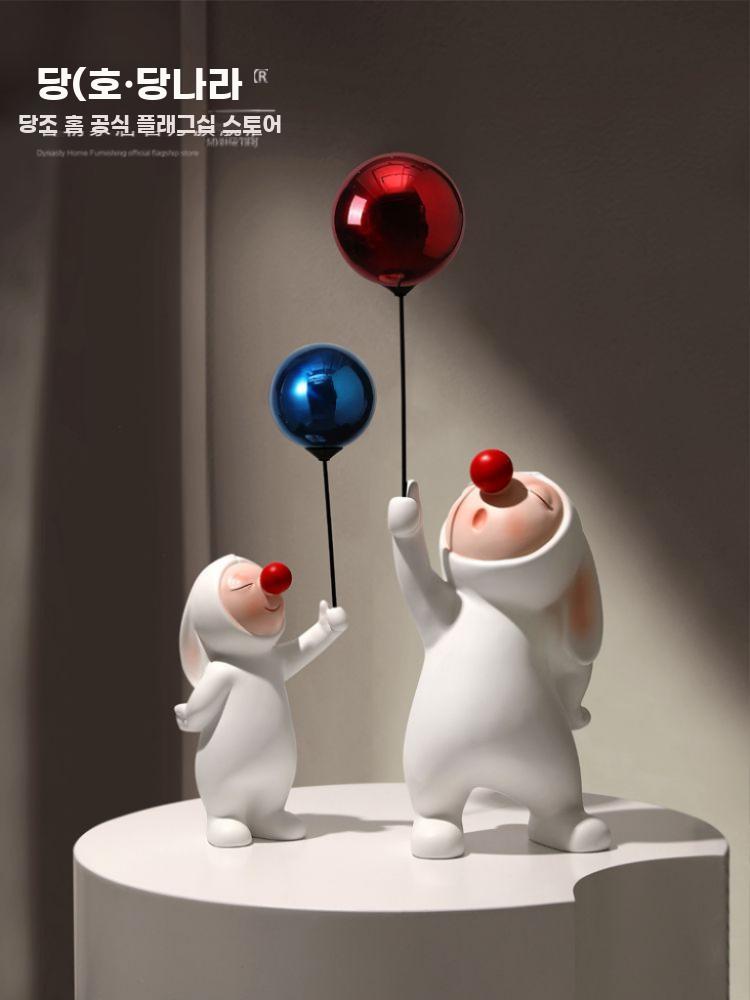 요정 조형물 장식품 카페 귀여운 인테리어 거실 꾸미기 블루 요정 소형 - 상세 이미지 3