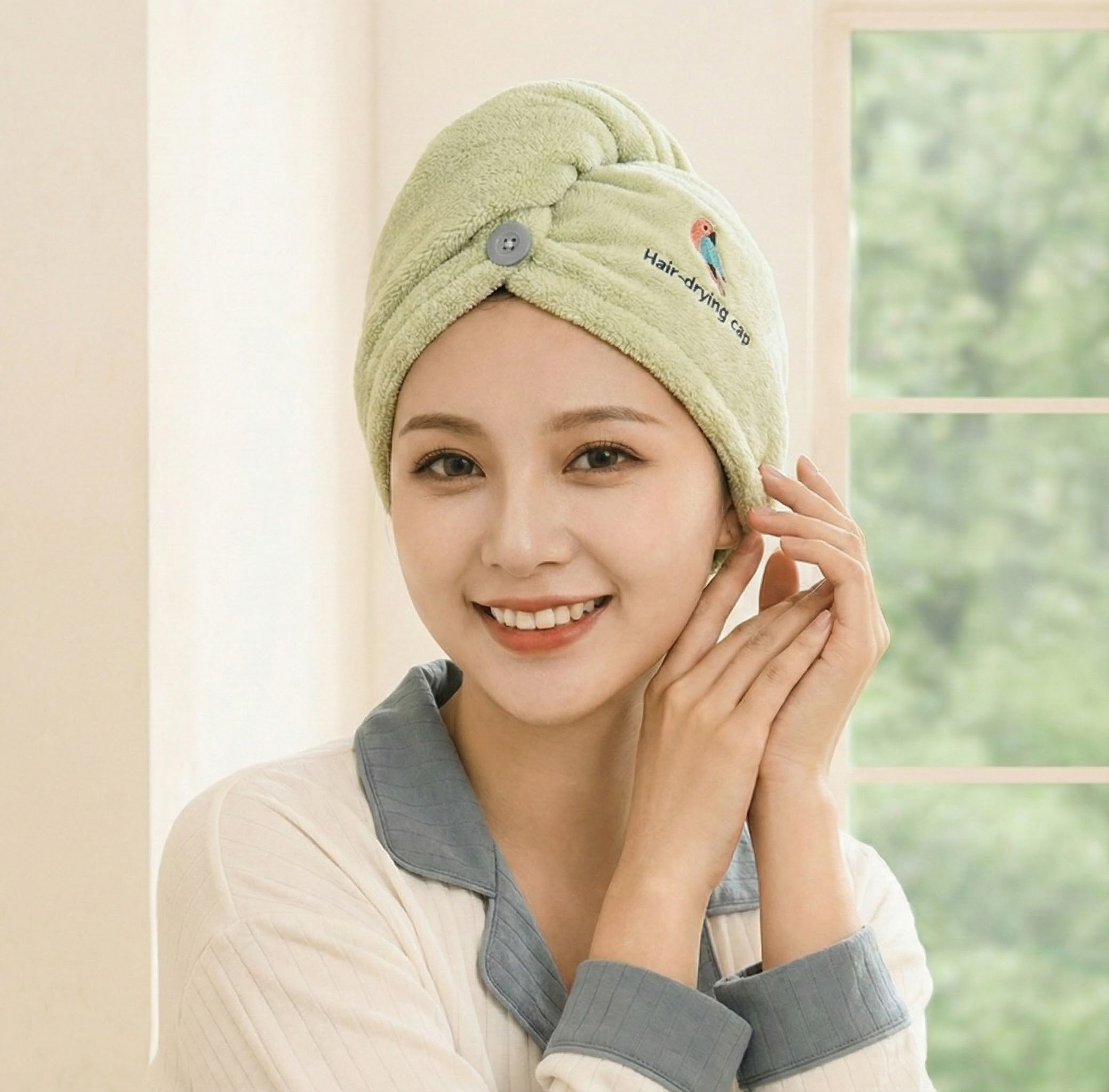 머리말리는수건 드라이타올 극세사 샤워터번 - 상세 이미지 4