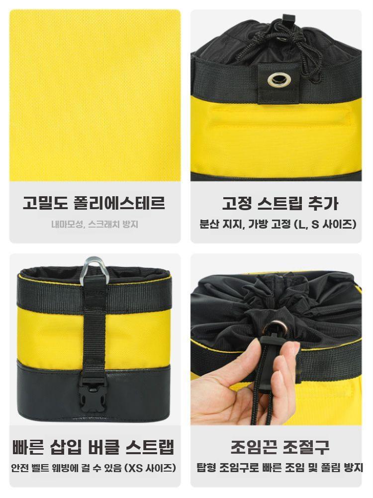 공구백 허리색 도구 키트 보관 가방 작업 장비 벨트쌕 1.3L - 상세 이미지 3