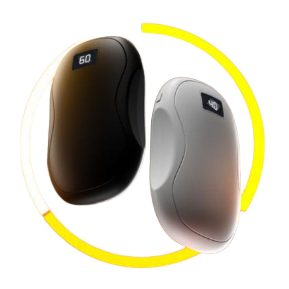 휴대용 전기 손난로 충전식 핸드워머 보조배터리 포켓 히터 화이트 (3600 mAh) - 상세 이미지 5