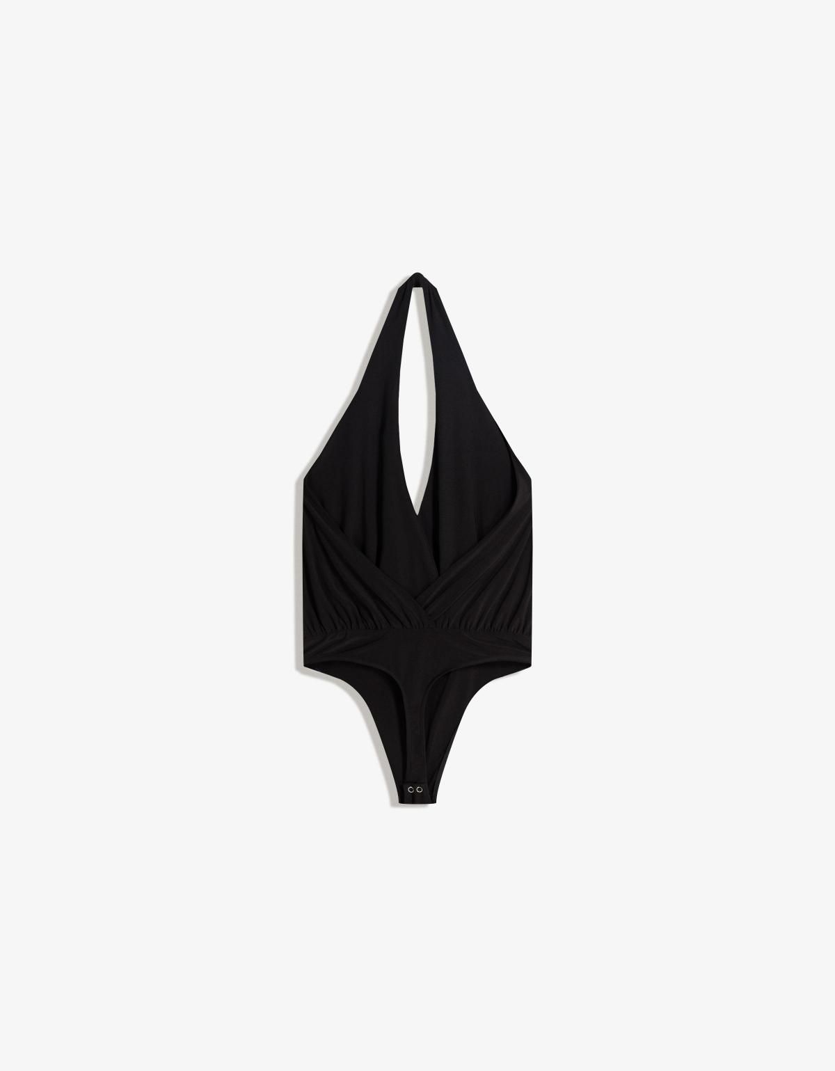 버쉬카 슬림핏 테크니컬 홀터넥 바디수트 0920/173 BLACK - 상세 이미지 2