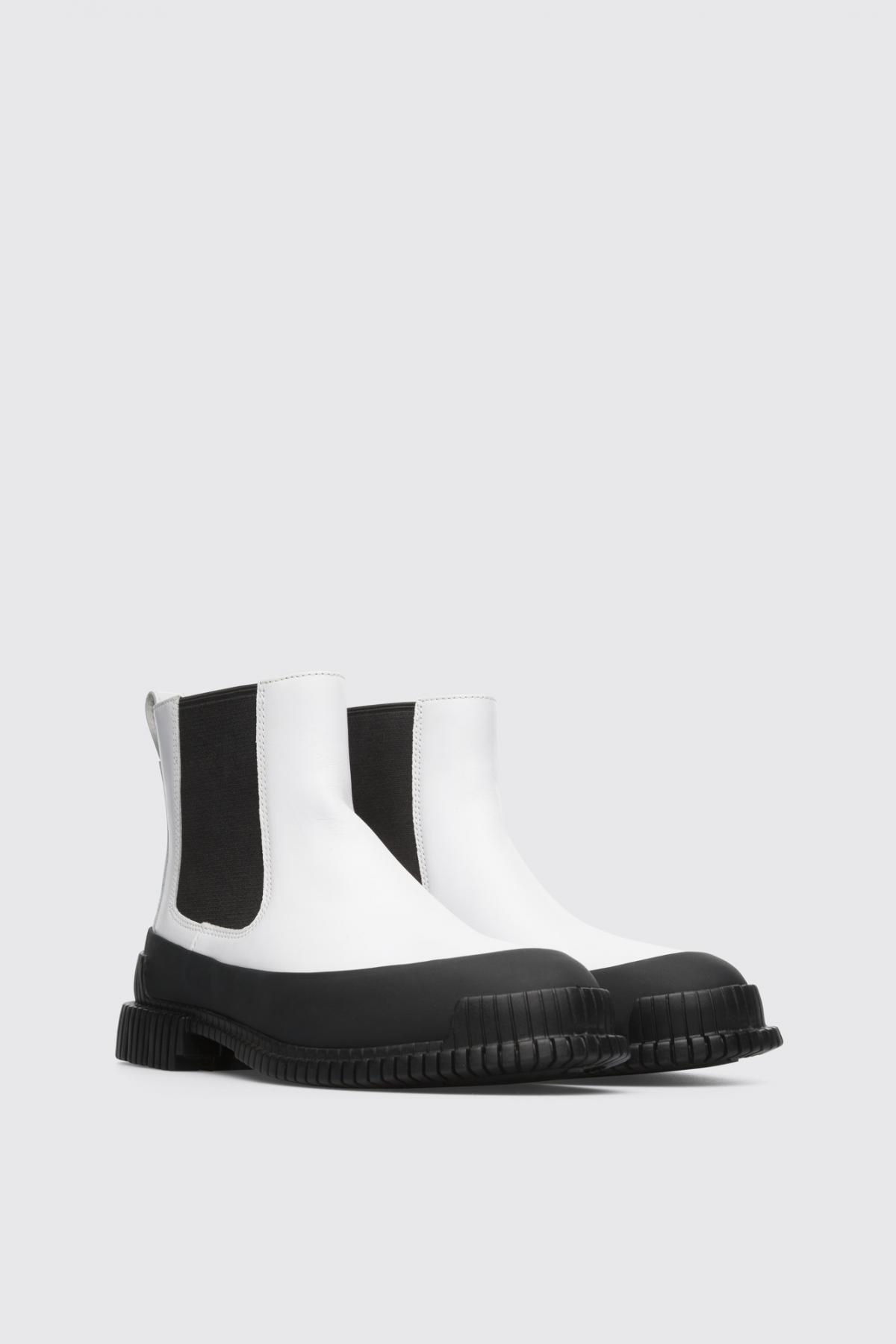 캠퍼 투톤 가죽 앵클부츠 여성 Pix K400304-005 MULTICOLOR - 상세 이미지 2