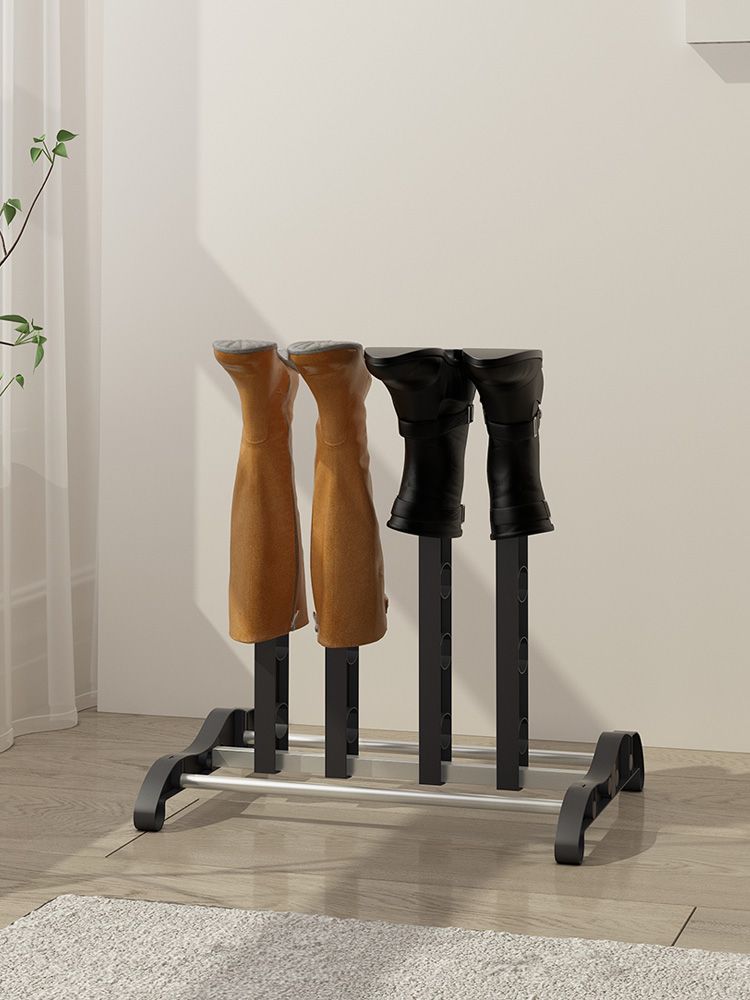 부츠 정리대 롱부츠 거치대 작업화 걸이랙 장화 건조대 블랙 43cm 2켤레 - 상세 이미지 5