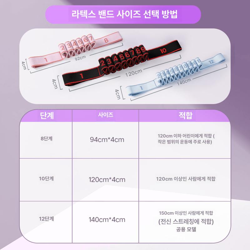 아동 요가 댄스 저항 밴드 탄력 스트레칭 훈련용 - 상세 이미지 2