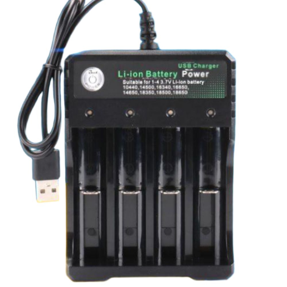 리튬 배터리 충전기 고속 충전 USB 밧데리 건전지 USB 2구 - 상품 이미지