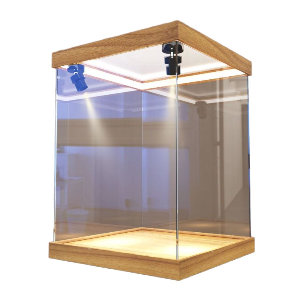 조명 전시함 LED 디스플레이 상자 아크릴 진열장 피규어 20cm 20cm 15cm - 상품 이미지