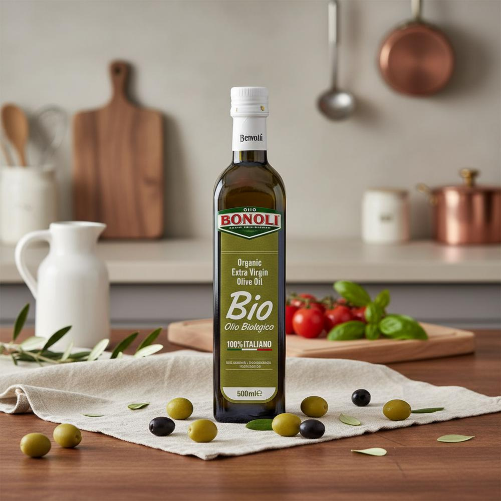 보노리 이탈리아 100% 유기농 냉압착 엑스트라버진 올리브오일 500ml, 1개 - 상세 이미지 3