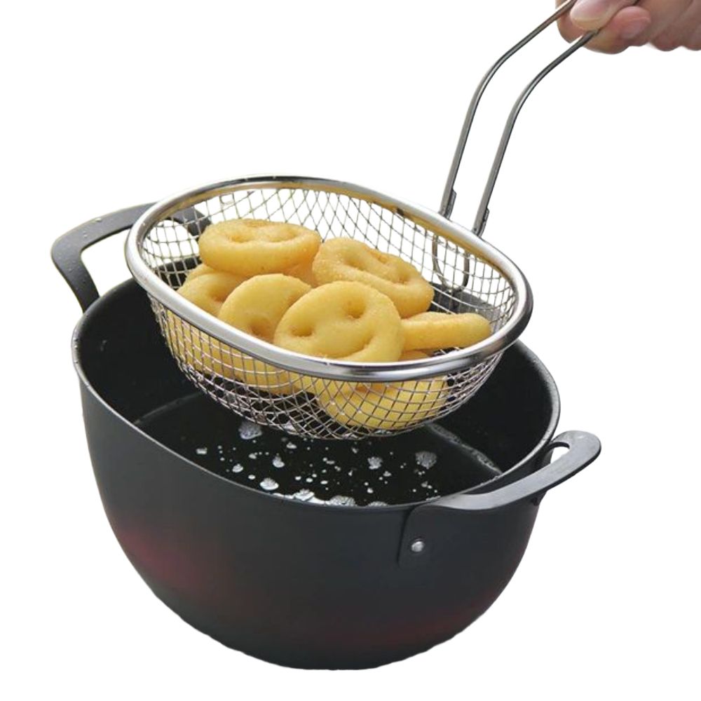 튀김 냄비 튀김솥 덴뿌라 깊은솥 튀김기 인덕션 가스 호환 - 상품 이미지
