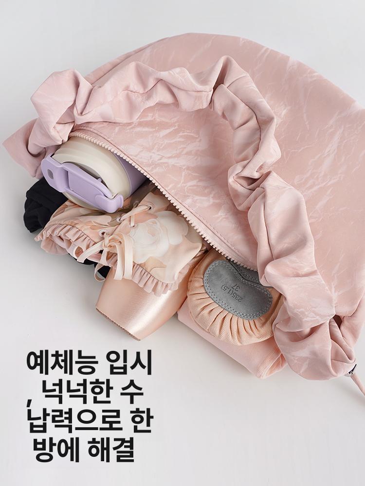빅사이즈 성인용 발레 무용 댄스 가방 크로스백 토트백 수납 - 상세 이미지 4