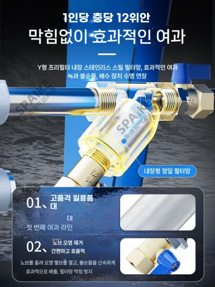 드레인 벨브 에어탱크 공기 압축기 자동 밸브 배수 PA-68+프리필터+4m PU호스 - 상세 이미지 4