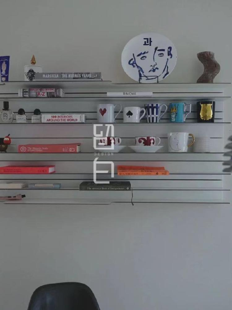 모던 벽선반 미니멀 벽 진열대 북유럽 수납대 선반 책꽂이 화이트 30x60cm - 상세 이미지 4