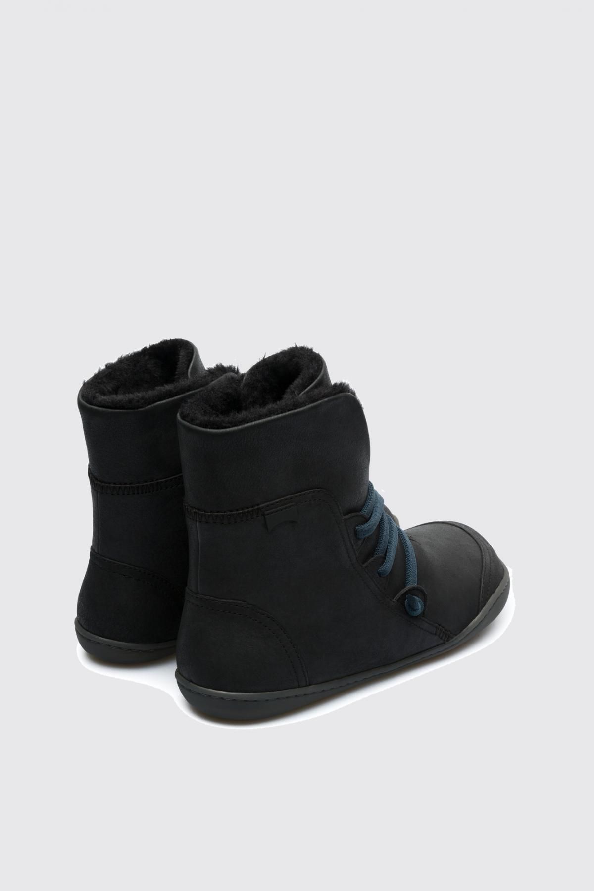 캠퍼 베어풋 컴포트 앵클부츠 여성 Peu 46477-043 BLACK - 상세 이미지 3