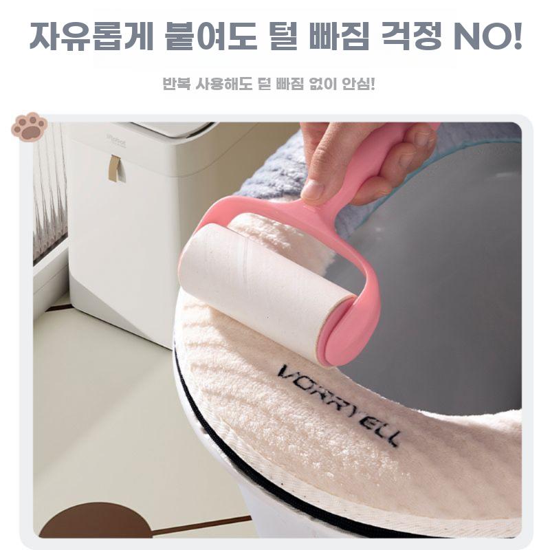 변기 쿠션커버 화장실 양변기 겨울 쿠션 시트 커버 방석 블루 백 팬더(두꺼운 손잡이) - 상세 이미지 3