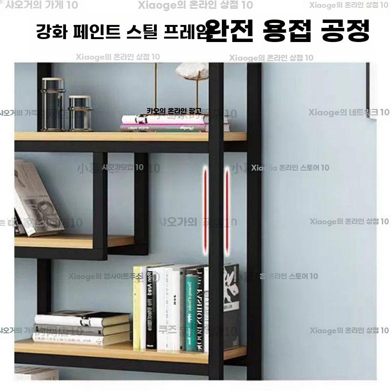 파티션 겸용 선반 책장 사무실 수납대 가벽 캐비닛 160x30x200cm - 상세 이미지 5