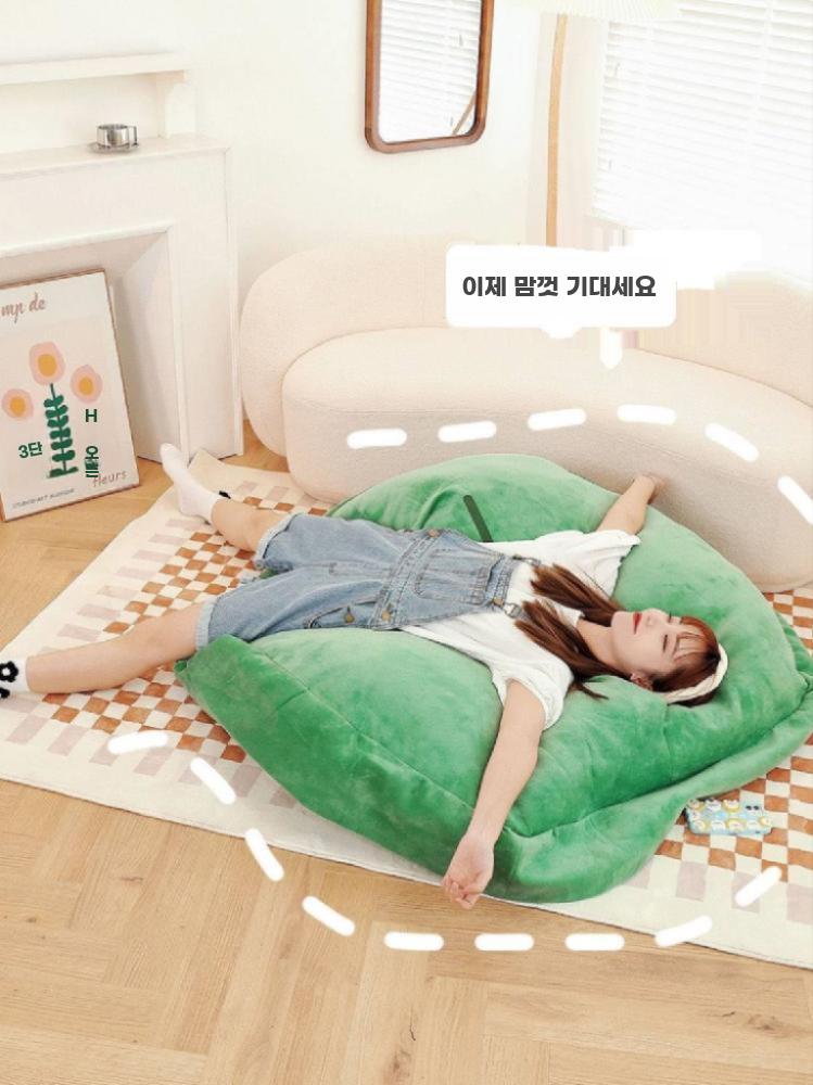 거북이 등딱지 쿠션 대형 등껍질 베개 집순이 등쿠션 그린 120cm (신장 130-150cm) - 상세 이미지 5
