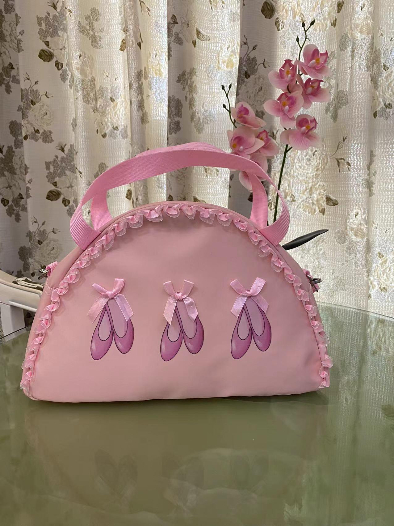 아동 발레 무용 여아용 댄스 연습복 수납 백팩 패션 - 메인 이미지