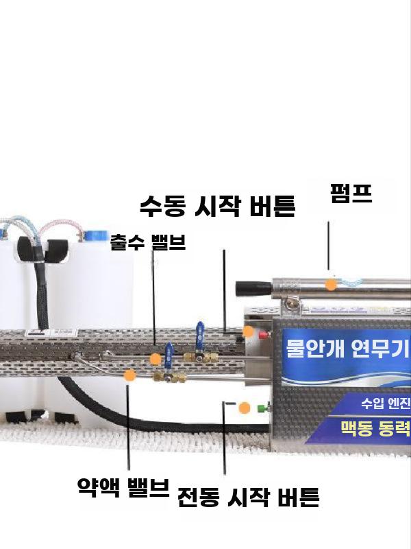 연막기 소독기 가솔린 연무기 방역 분무기 살포기 살충기 전자동 16L - 상세 이미지 5