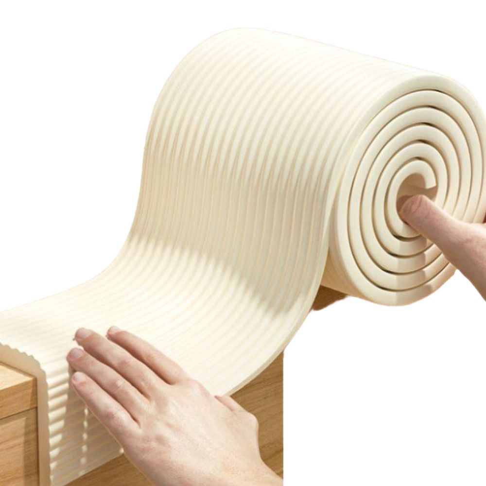 모서리가드 충격 방지 폼 보호대 벽면 기둥 안전 쿠션 커피 2m 폭 20cm - 상품 이미지