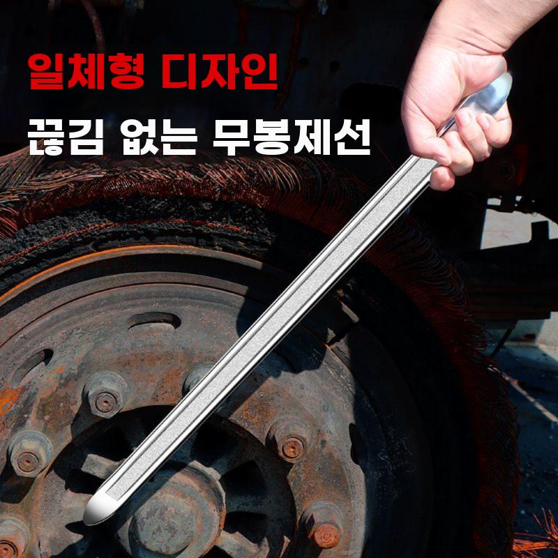 타이어 레버 지렛대 타이어교체 공구 탈거기 화물차 로드 레바 16인치 (2개) - 상세 이미지 5