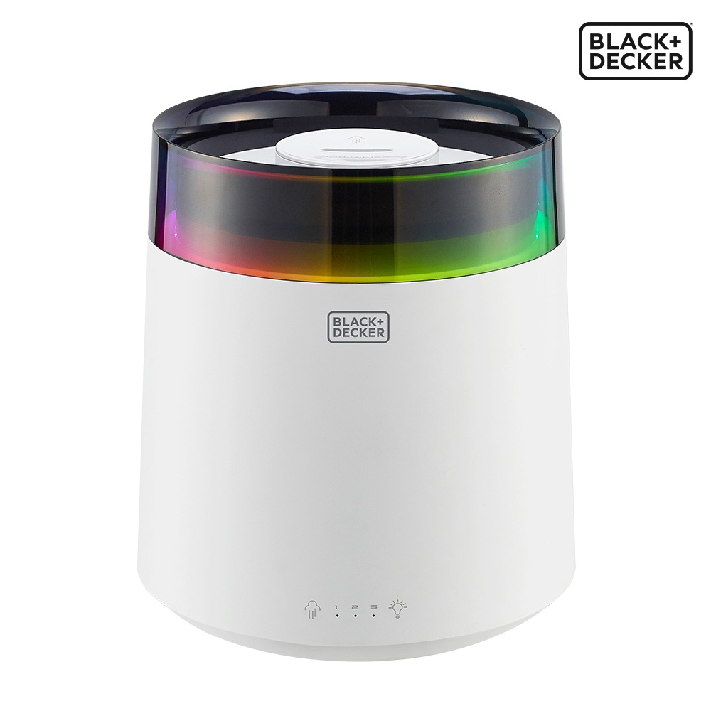 블랙앤데커 초음파식 저소음 가습기 소형 3.5L 탁상용 책상용 가정용 BXEH1250
