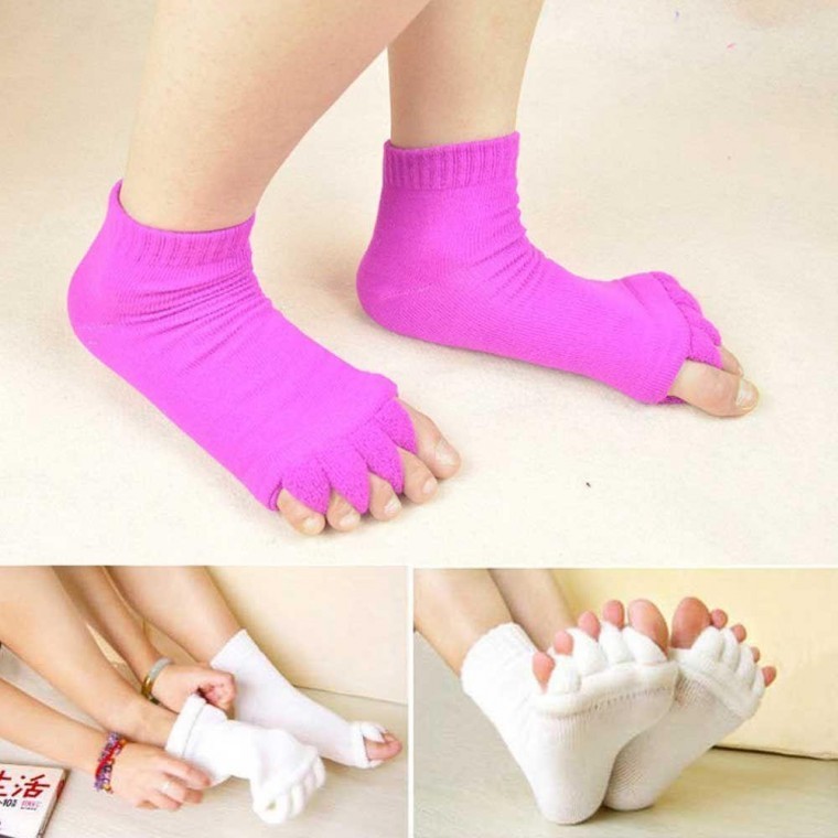 여자 귀여운 고양이 수면 양말 운동 발가락 삭스 주방 수납장 틈새 선반 욕실 거실 - 상품 이미지