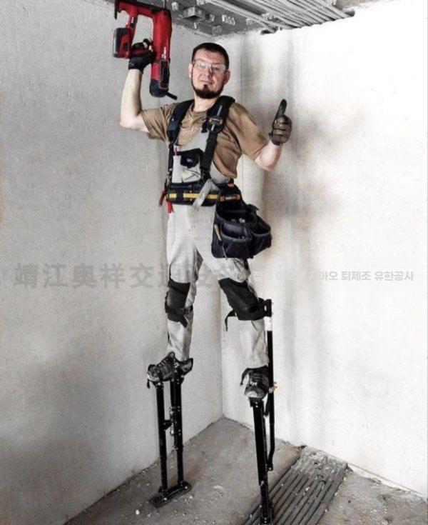 작업 사다리 보조 키높이다리 발판 무대 공연 도배 건설 높이 조절 38-60cm - 상세 이미지 3