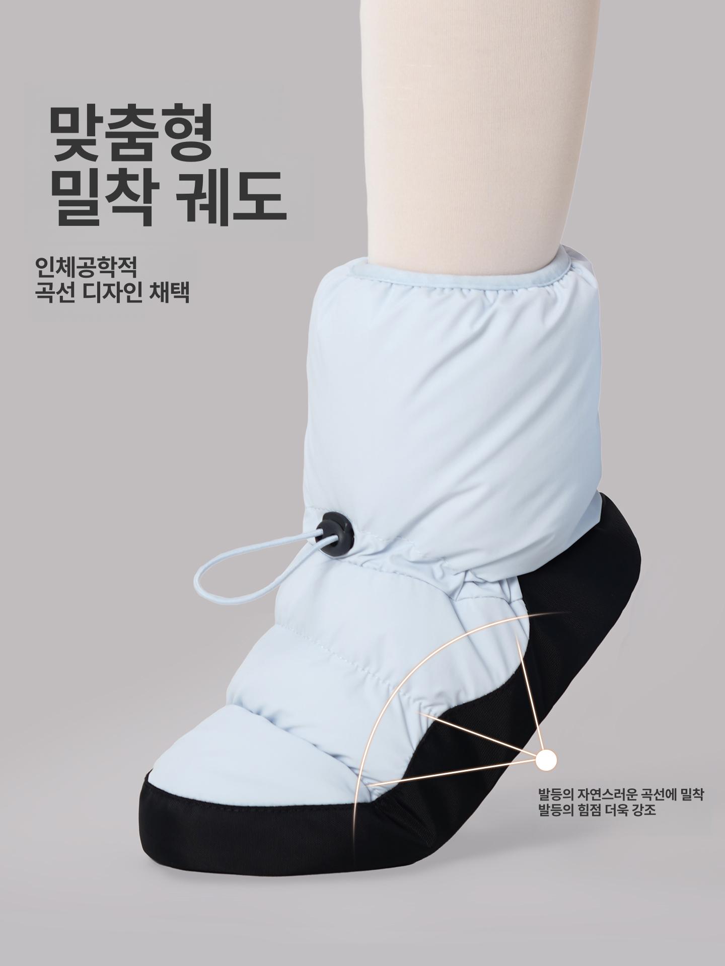 여성용 발레 무용 웜업 부츠 겨울 보온 춤 연습용 슈즈 - 상세 이미지 5
