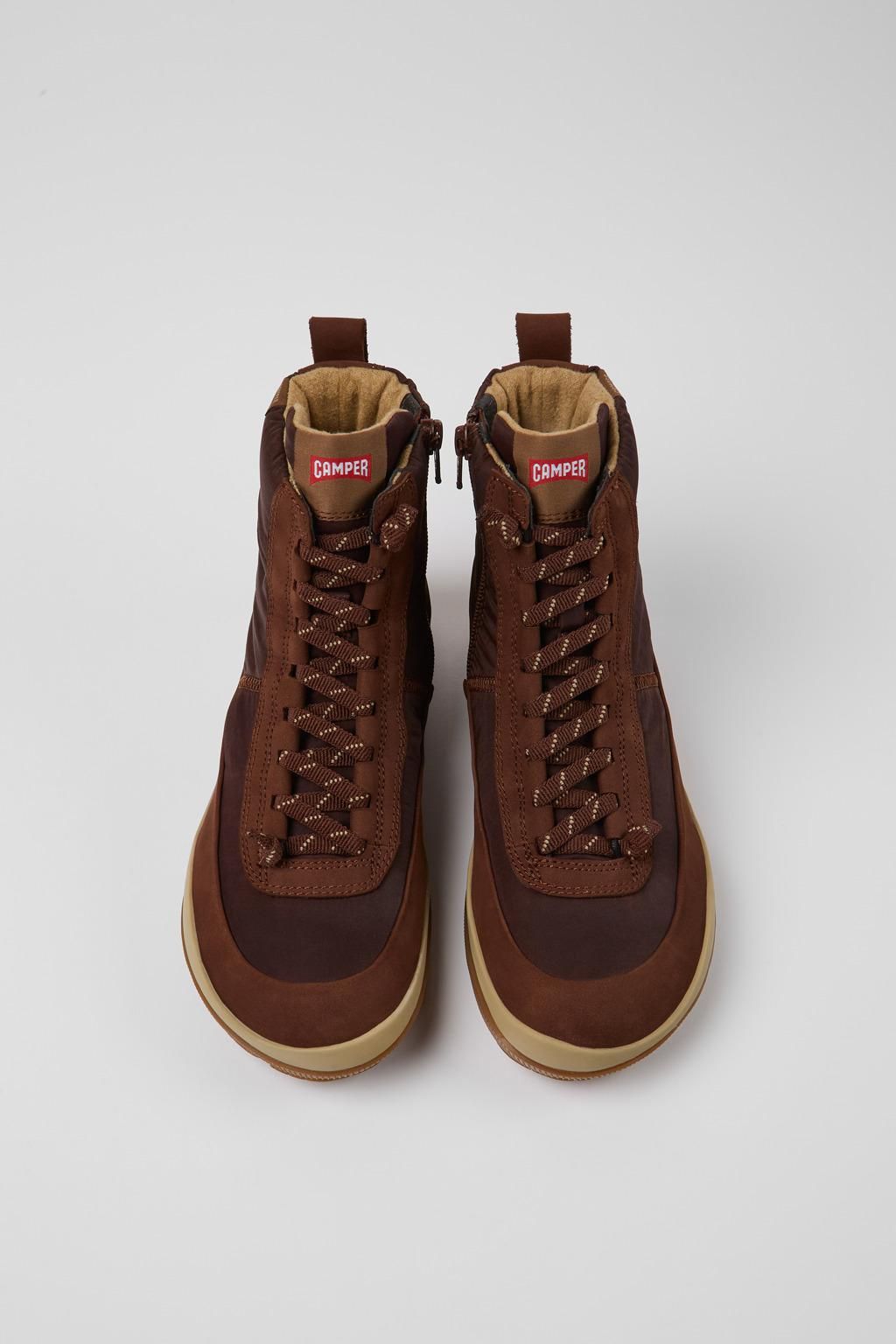 캠퍼 방수 브라운 여성 앵클부츠 Peu Pista K400650-003 BROWN - 상세 이미지 4