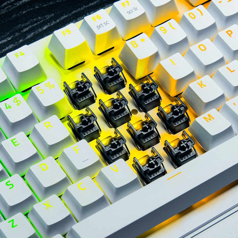 [국내정발] 레이저 헌츠맨 V3 PRO TKL 래피드트리거 8K 화이트 영문, 자석축 - 상세 이미지 3