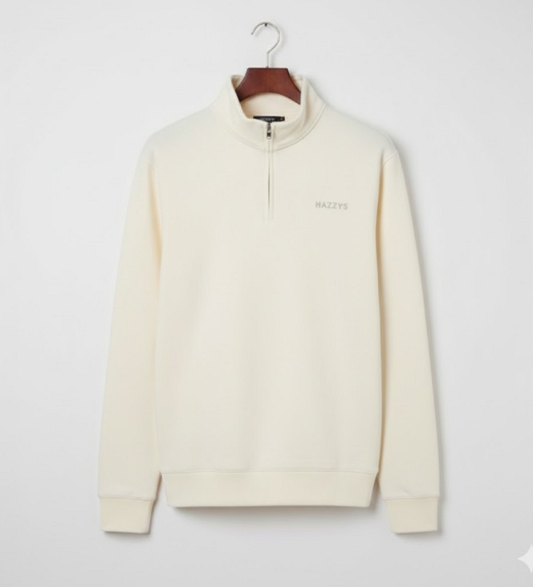 헤지스 남성 겨울 보온 필드룩 반집 하이넥 골프웨어 스윙티셔츠 - 상세 이미지 5