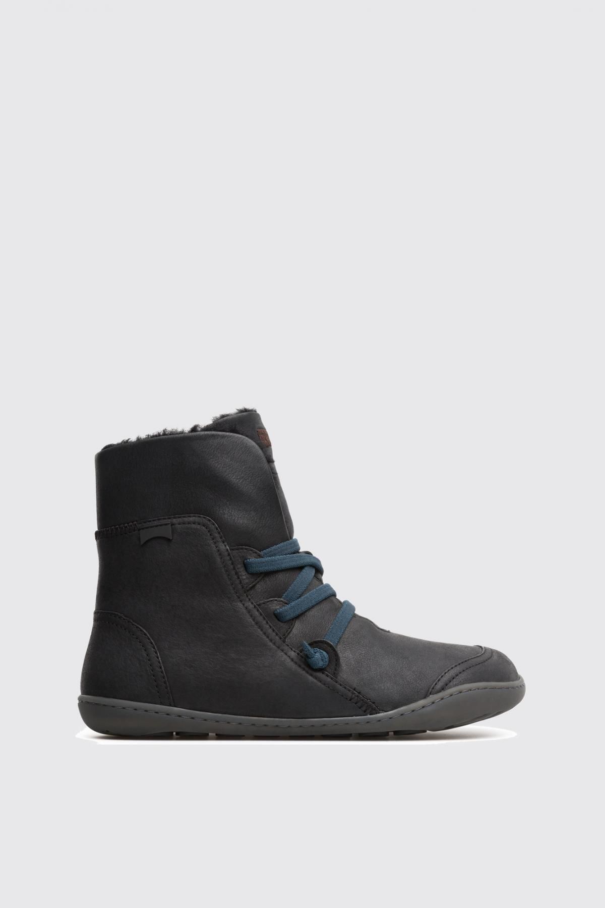 캠퍼 베어풋 컴포트 앵클부츠 여성 Peu 46477-043 BLACK - 상품 이미지