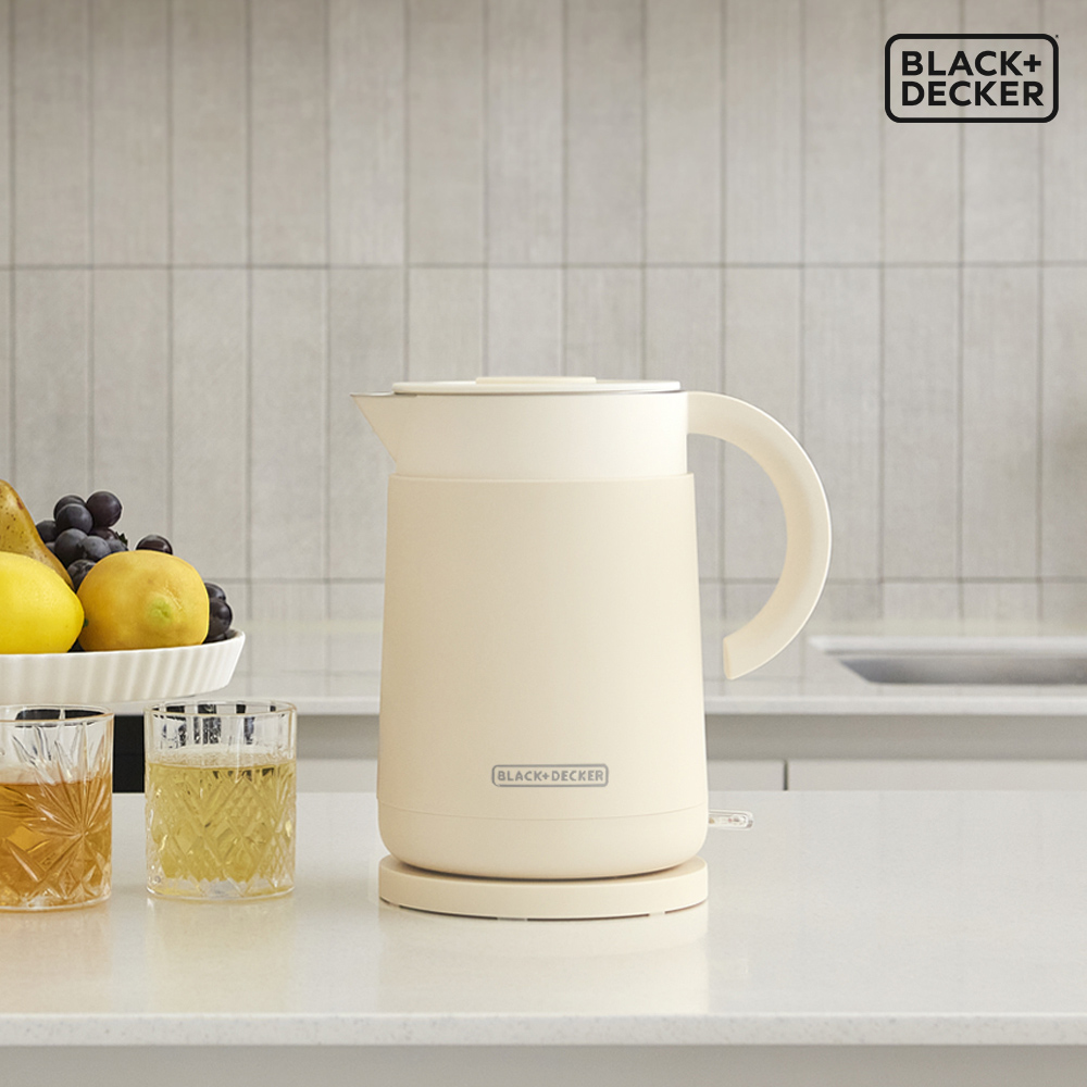 블랙앤데커 온무드 무선 전기포트 1.5L 티 커피 전기주전자 올스텐 BXEK2250-A