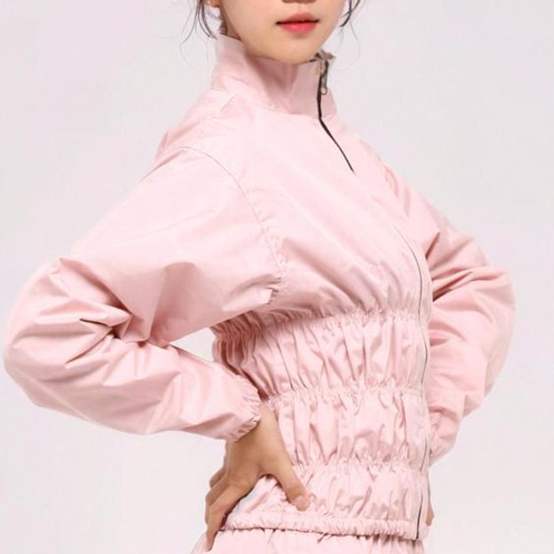 여성용 발레 워머 운동복 상의 땀 배출 다이어트 댄스 연습용 가을 겨울용 - 상품 이미지