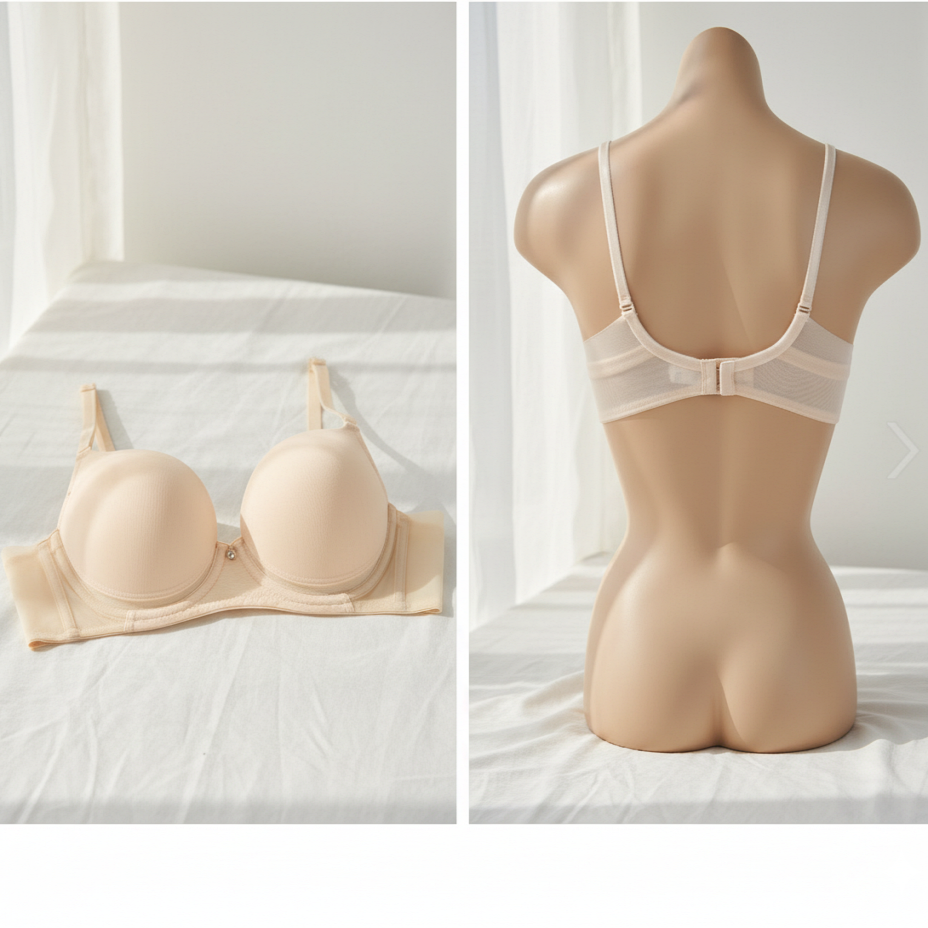 큰컵브라 A컵B컵C컵D컵E컵F컵 등살커버 노패드 쿨링 브라 70C 70D 70E 70F - 상세 이미지 5