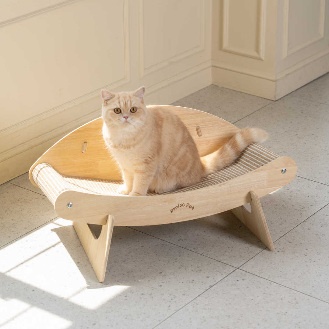 프레이즈펫 프리미엄 소파 스크래쳐 - 특대 매트 리필 교체 가능 고양이 침대