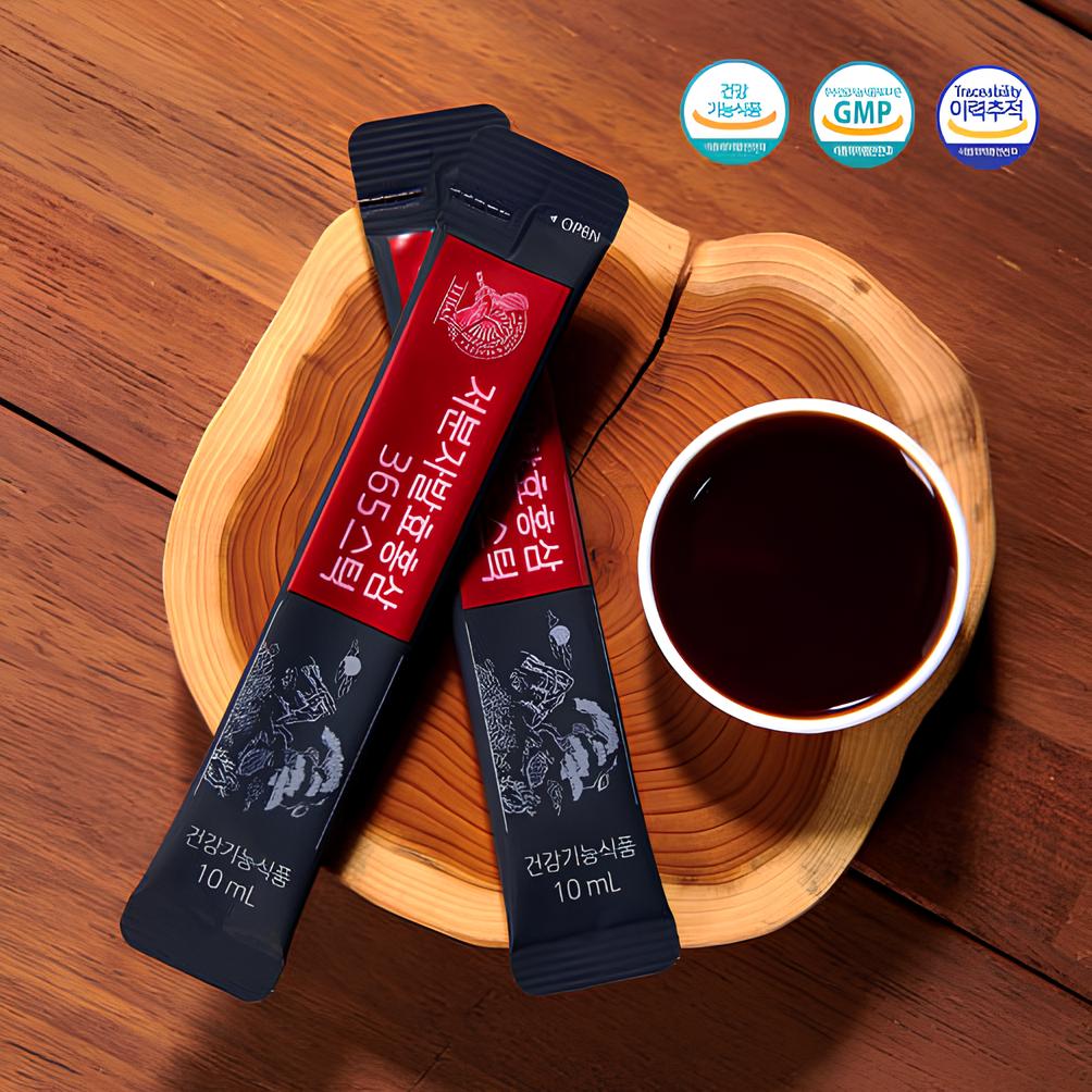 고려홍삼원 6년근 저분자 발효 홍삼 365 스틱 10ml x 30포, 진세노사이드 5mg - 상세 이미지 3