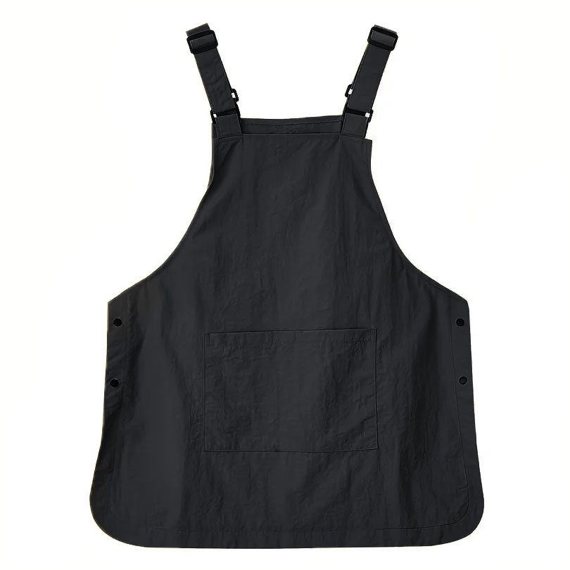 숏 앞치마 짧은 미용실 치마 꽃집 카페 주머니 조끼 공방 라이트 그린 65cm 스트랩 - 상세 이미지 5