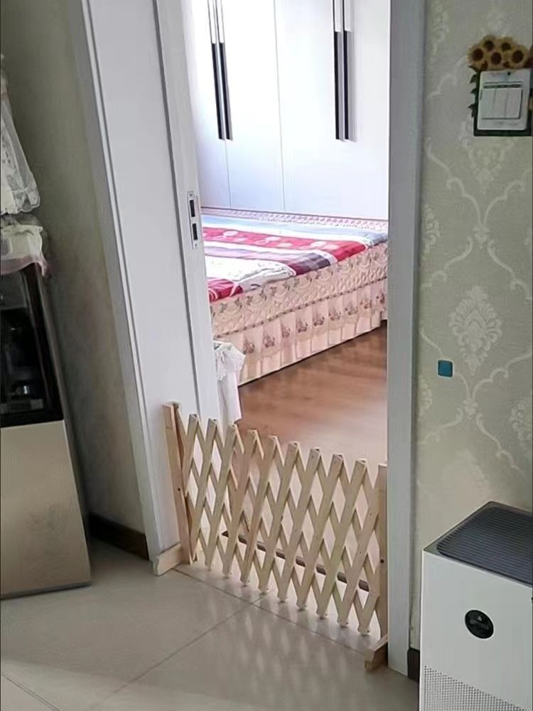 원목 파티션 접이식 울타리 우드 차단막 실내 자바라 높이 120-200cm (매립형) - 상세 이미지 2