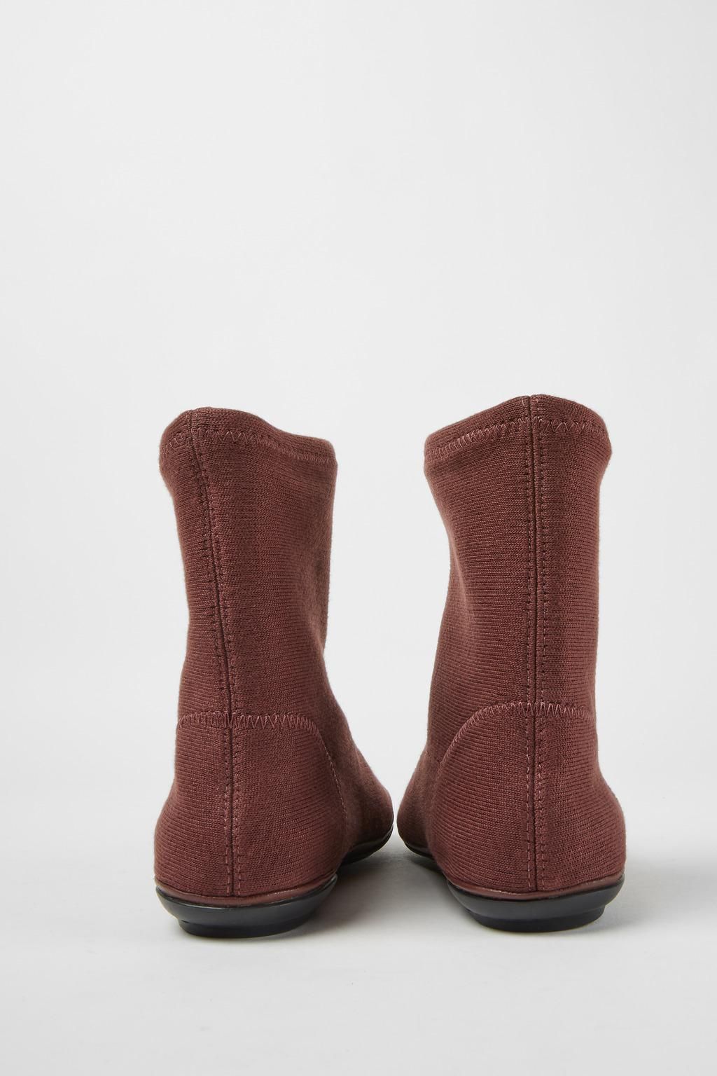 캠퍼 버건디 테크니컬 텐셀 앵클부츠 여성 K400573-003 BURGUNDY - 상세 이미지 3