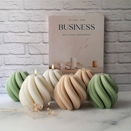 DIY 양초 만들기에 대 한 1pc 3D 기하학적 기둥 촛불 금형-홈 아트 장식에 아로마 테라피 수지 금형 205733