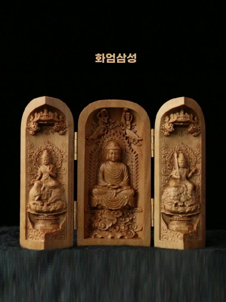 불교 조각상 원목 불단 불상 천수관음 법당 무속 천수관음 - 상세 이미지 5