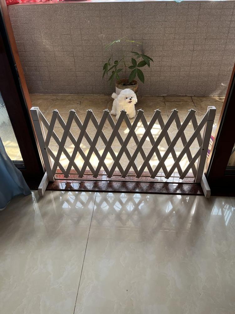우드 자바라 울타리 원목 격리 파티션 개폐식 칸막이 공간분리 탄화 발두꺼움 높이 35 120cm - 상세 이미지 5