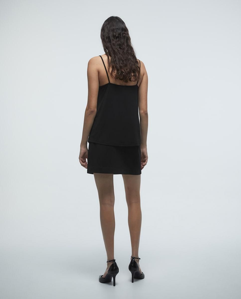 스페라 파티 시퀸 브이넥 슬리브리스 탑 56260603602 NEGRO - 상세 이미지 4
